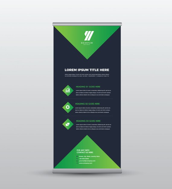 Zakelijke Roll-up staande Banner & Poster Design