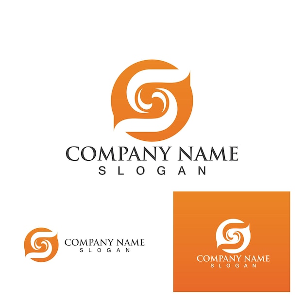 Zakelijke zakelijke s brief logo ontwerp vector