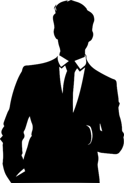 zakenman vector silhouet illustratie