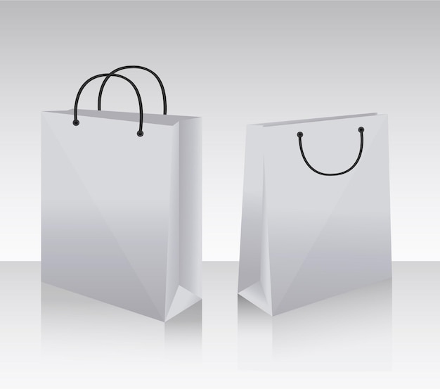 Zakken achtergrond mockup iconen schets 3D-ontwerp