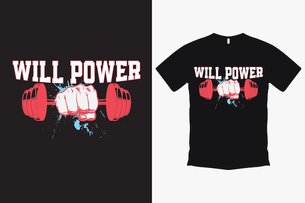 Zal Power T-shirt Vector Grafische Sjabloon