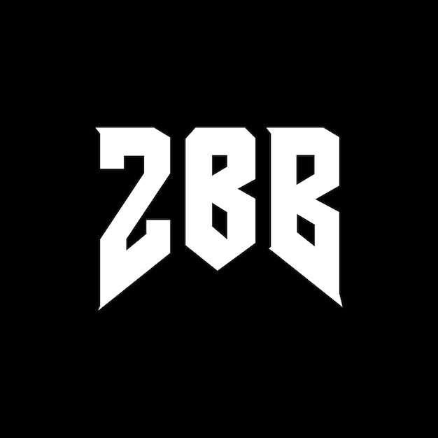 ZBB letter logo ontwerp voor technologiebedrijf ZBB logo ontwerp zwarte en witte kleurencombinatie ZBB logo ZBB vector ZBB ontwerp ZBB icoon ZBB alfabet ZBB typografie logo ontwerp