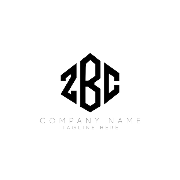 ZBC letter logo design with polygon shape ZBC polygon logo monogram ZBC cube logo design ZBC hexagon vector logo template white and black colors ZBC monogram ZBC business and real estate logo