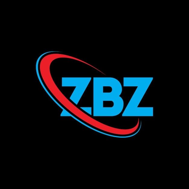 ZBZ 로고 ZBZ 문자 ZBZ 글자 로고 디자인 이니셜 ZBZ 라고 서클과 대문자 모노그램 로고 ZZBZ 타이포그래피 기술 비즈니스 및 부동산 브랜드