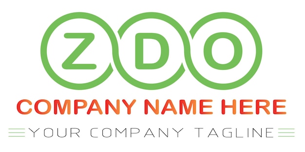 ZDO Letter Logo Design