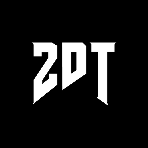ZDT letter logo design for technology company ZDT logo design black and white color combination ZDT logo ZDT vector ZDT design ZDT icon ZDT alphabet ZDT typography logo design