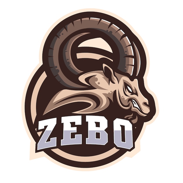 ベクトル zebo e sportsロゴ