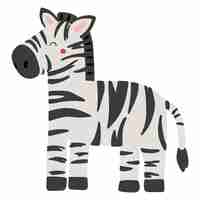 Vector zebra animal illustration vector