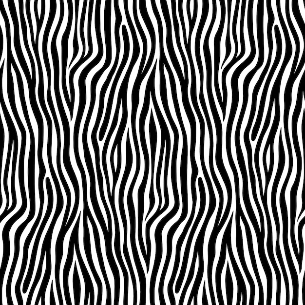 Zebra animal motif vector seamless pattern