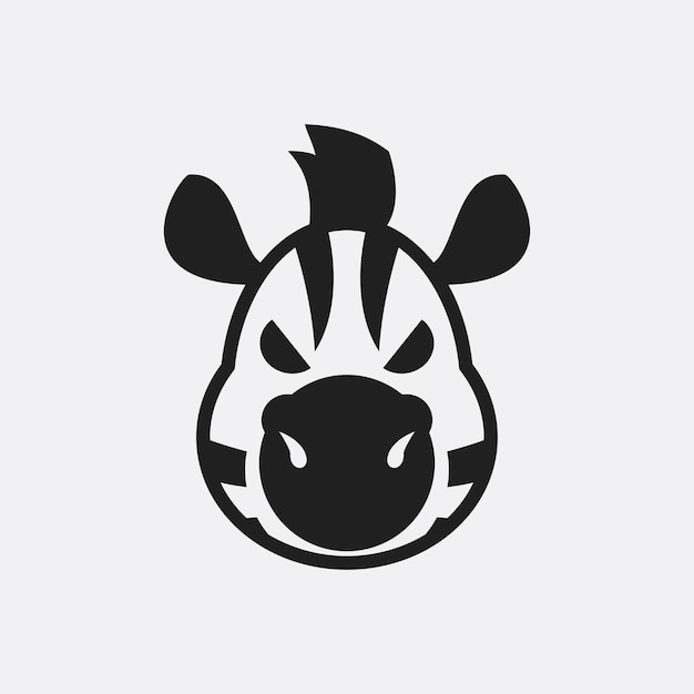 Zebra icon illustration