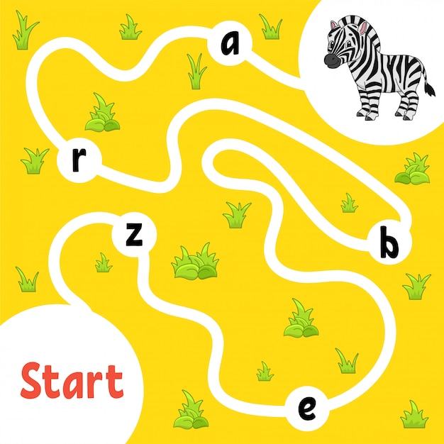 Gioco di puzzle logico zebra.