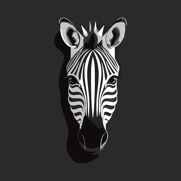 Vector zebra logo vector