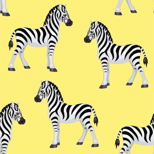 Zebra pattern.  seamless pattern.