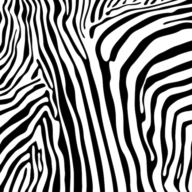 Zebra Stripes Seamless Pattern 