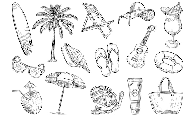 zee vakantie handgetekende collectie