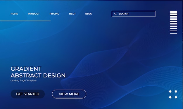 Zeeblauwe en zachte vectorgradiënt achtergrond voor de website