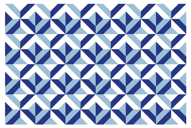 Zeeblauwe schaduw naadloos geometrisch patroon voor kleding verpakkingspapier achtergrond achtergrond geschenk
