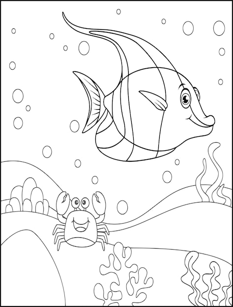 Zeedieren Kleurplaten voor kinderen