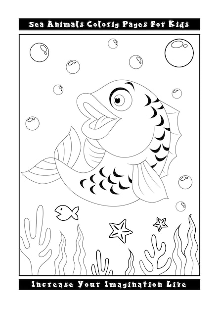 Zeedieren Kleurplaten voor kinderen