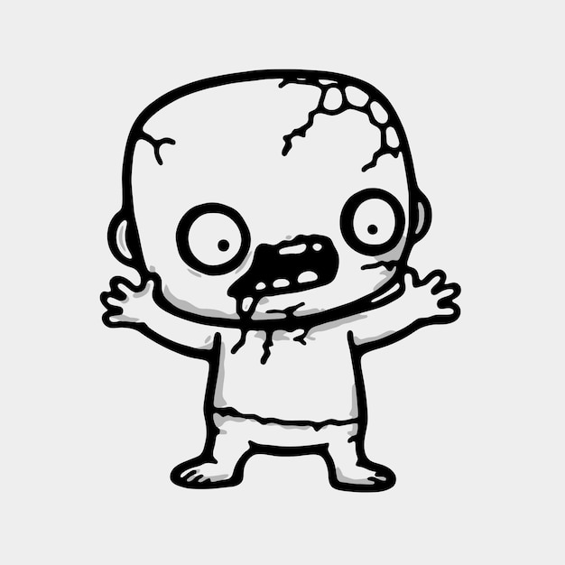 Zeer fijne tekeningen Chibi Zombies