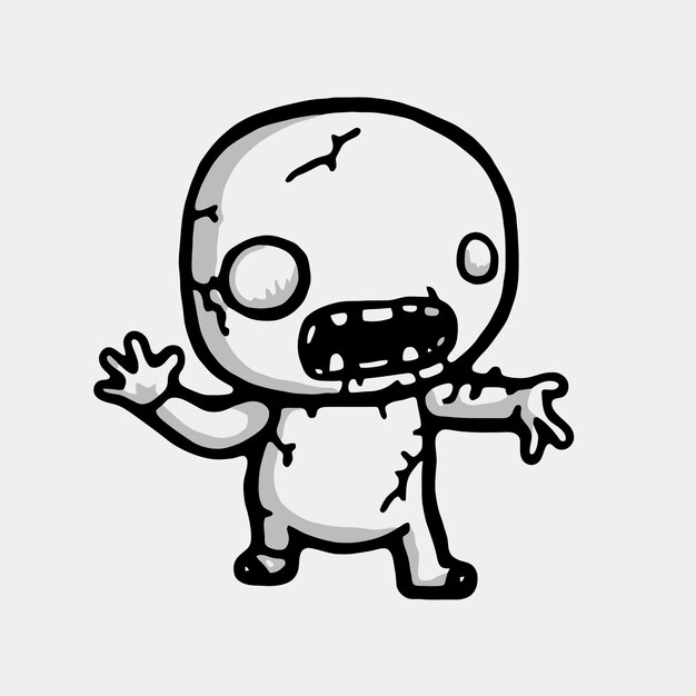 Zeer fijne tekeningen Chibi Zombies