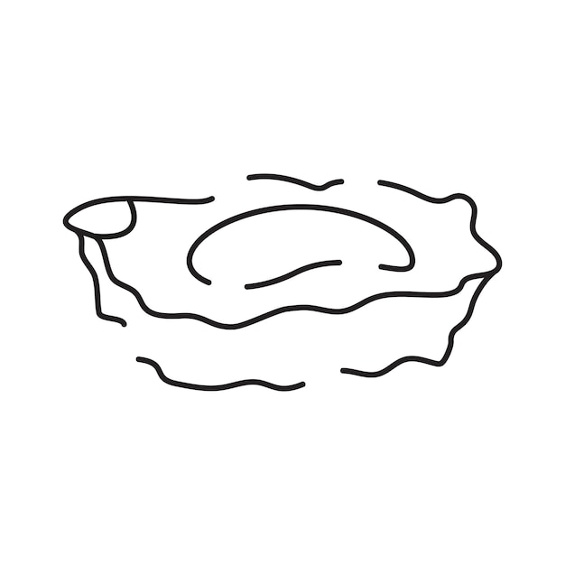 Zeevruchten restaurant lijn pictogram Wit vlees Vis en zeeleven gerelateerd pictogram Bewerkbare lijn Dunne vector plat