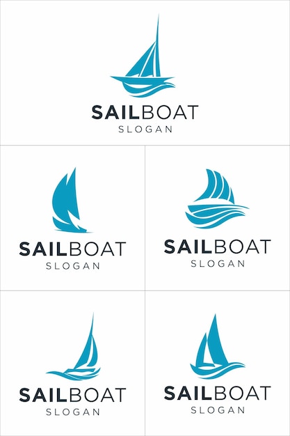 Zeilboot logo ontwerp