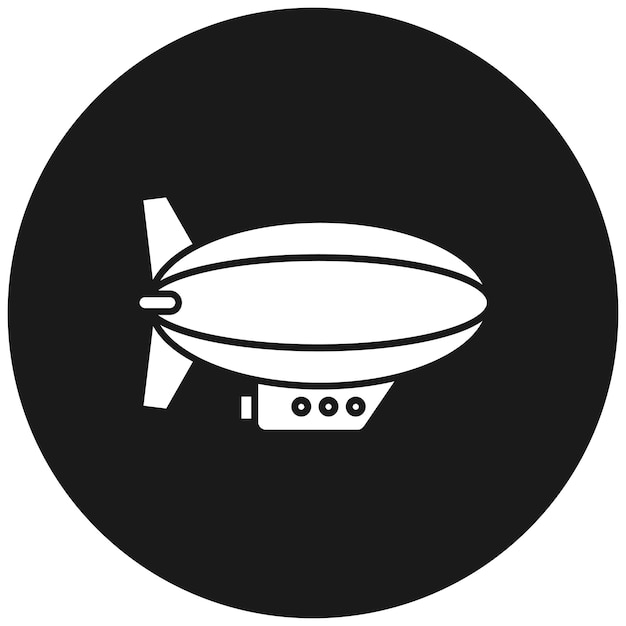 Икона вектора Zeppelin может быть использована для Transport ionset