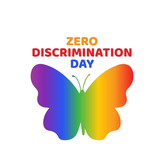 Zero Discrimination day banner template