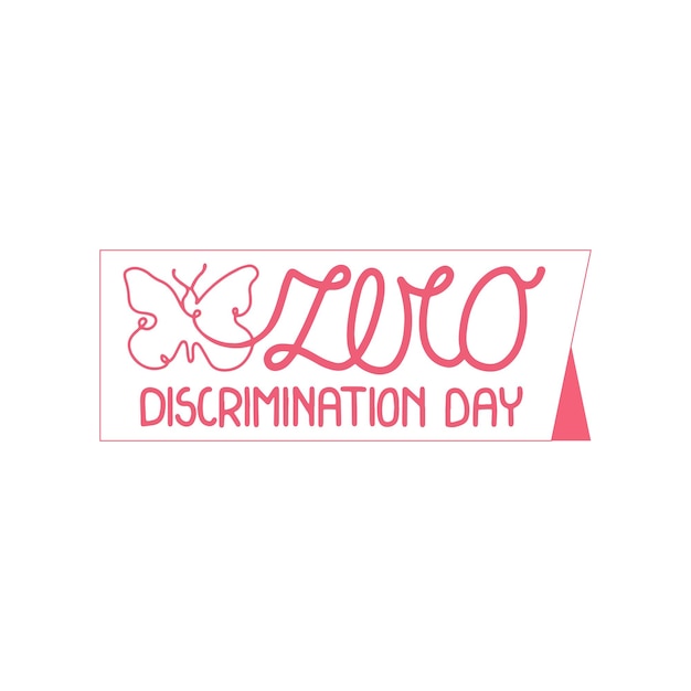 Vettore giornata contro le discriminazioni zero. tipografia per zero discrimination day il 1° marzo vettore.