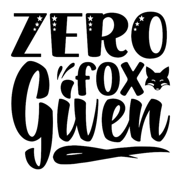 zero fox given SVG