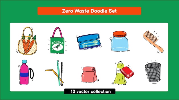 Zero Waste Doodle Set