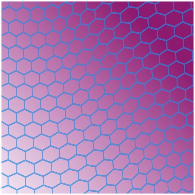 Zeshoek achtergrond vector