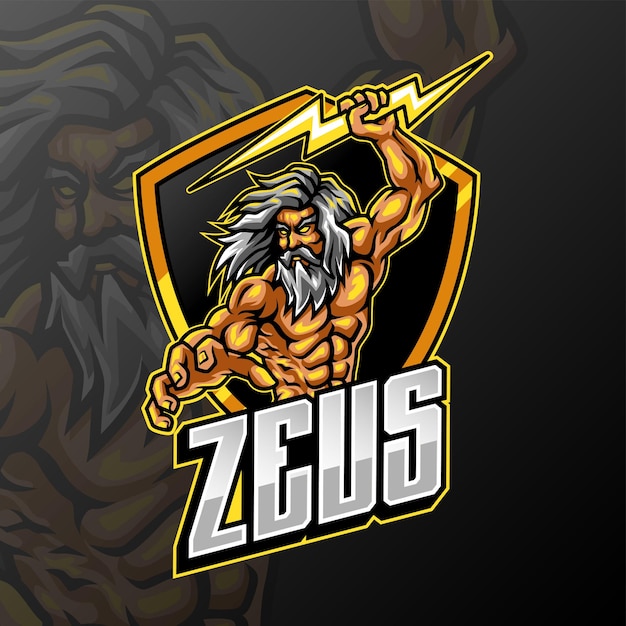 Zeus esport gaming-mascotte-logo
