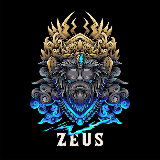 zeus greek goddess artwork illustration