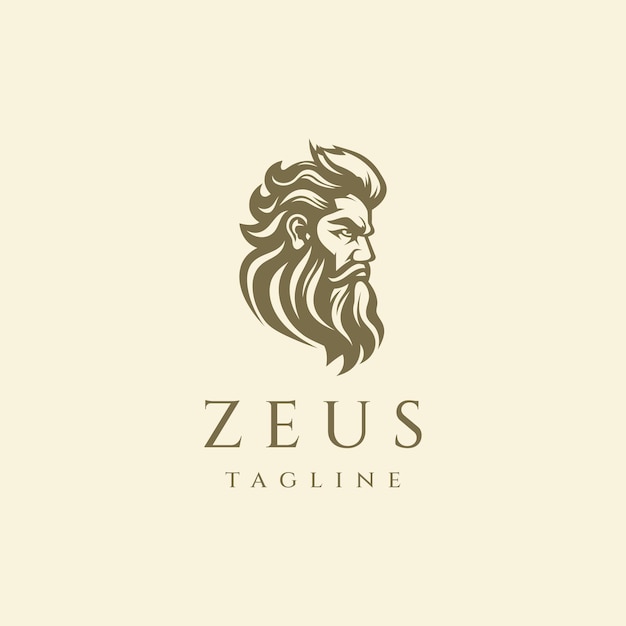 Vector zeus logo ontwerp vectorillustratie