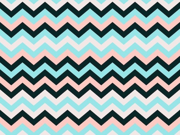 Zig zag geometric vector seamless pattern chevron futuristic en