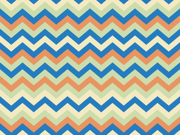 Zig zag geometrische vector naadloze patroon chevron futuristische en