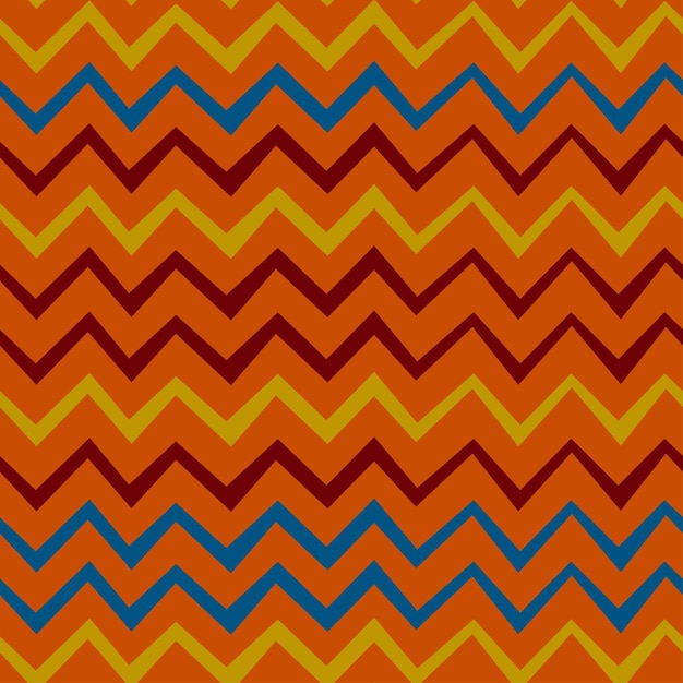 Zigzag colorful pattern