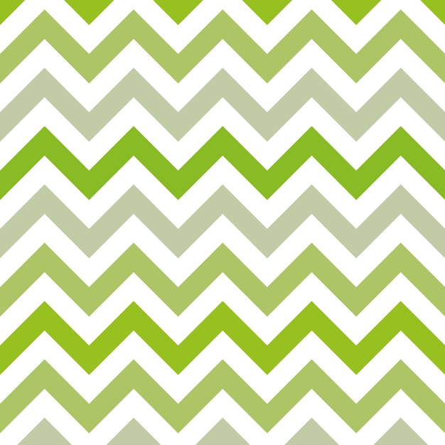 Zigzag in groene kleuren naadloze vector patroon