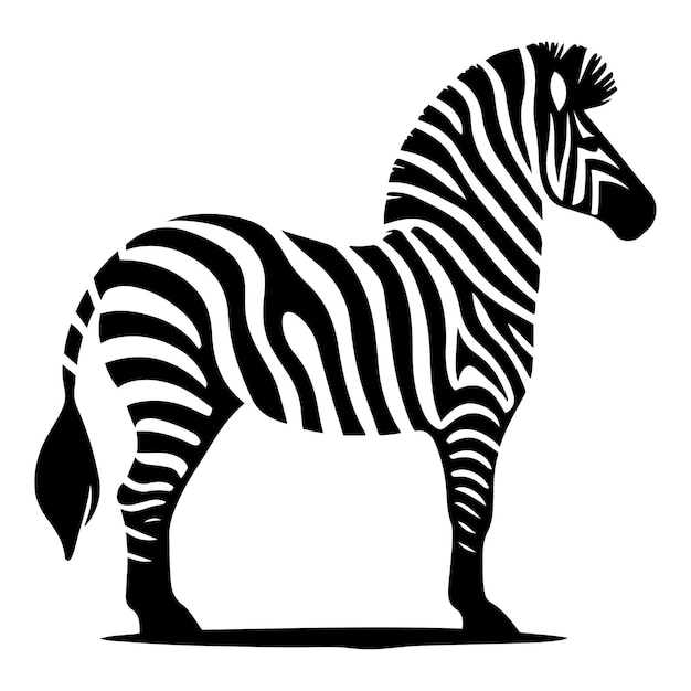 Vector zigzag zebra_f