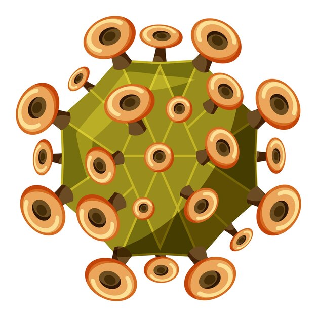 Vettore icona del virus zika illustrazione 3d isometrica dell'icona del vettore del virus zica per il web