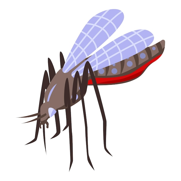 Zika virus mug icoon Isometrisch van zika virus mug vector pictogram voor webdesign geïsoleerd op een witte achtergrond
