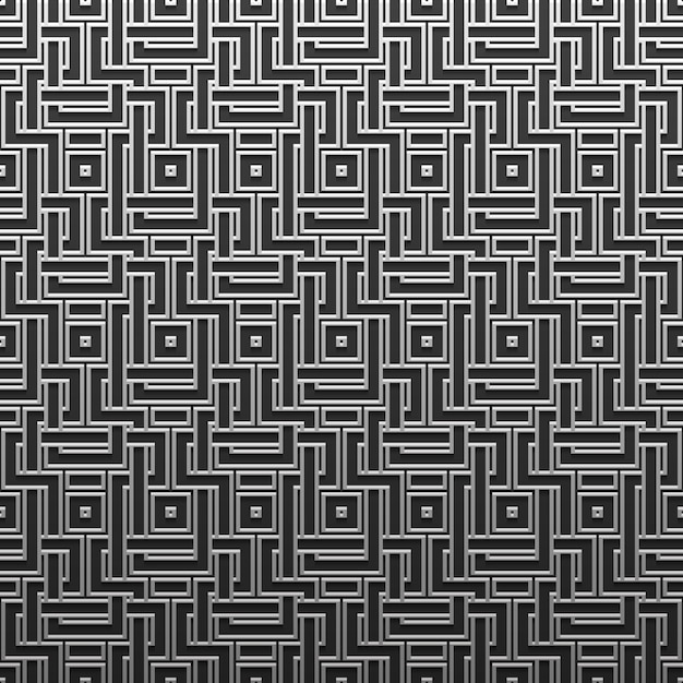 Zilver / platina metallic achtergrond met geometrische patroon. Elegante luxe stijl.