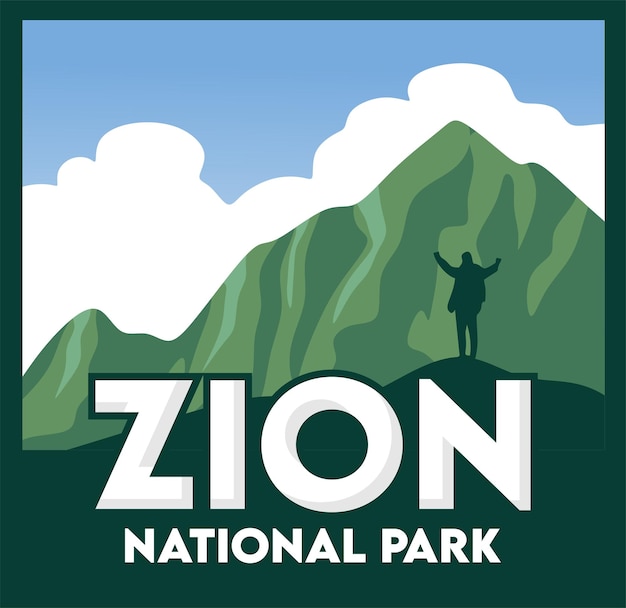 zion national park with beautiful natural views