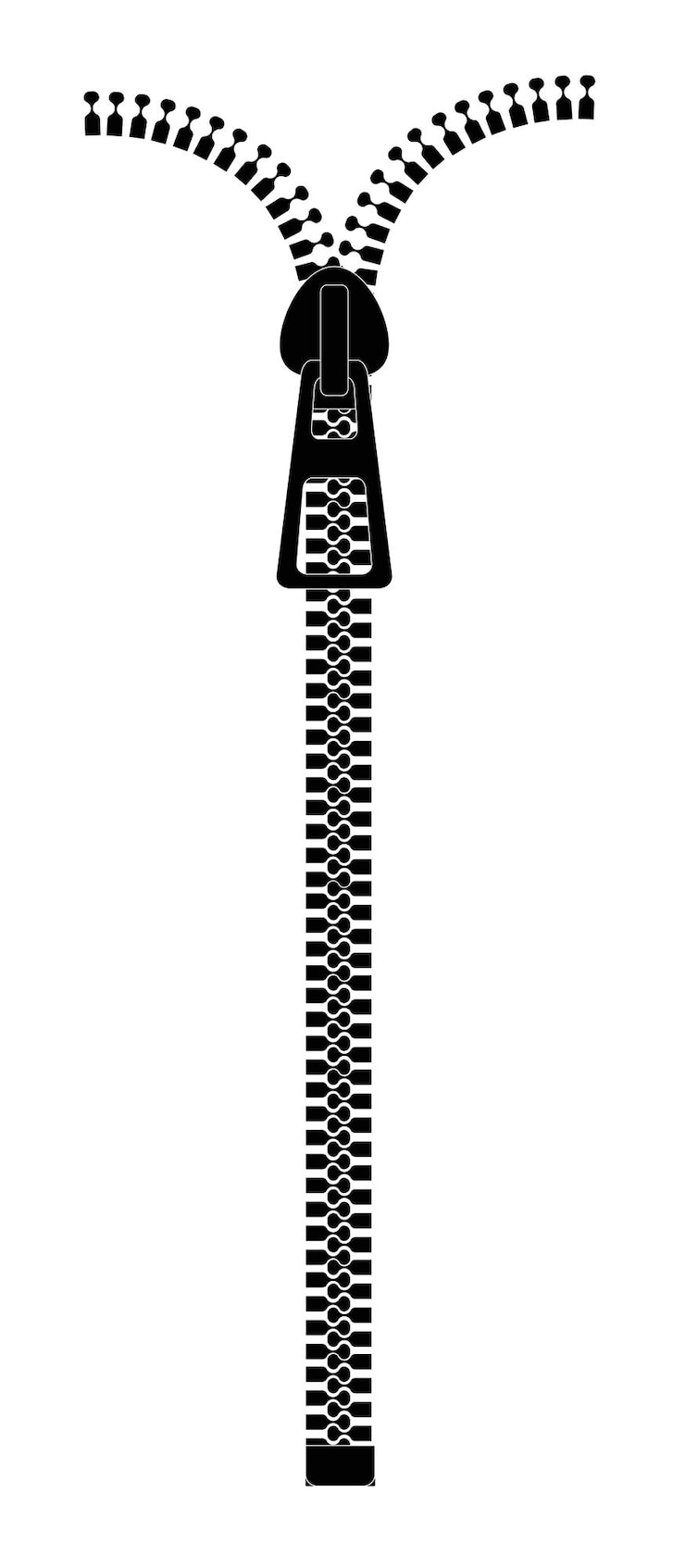 Vector ジッププルクラスプ開閉素材ロックジッパー