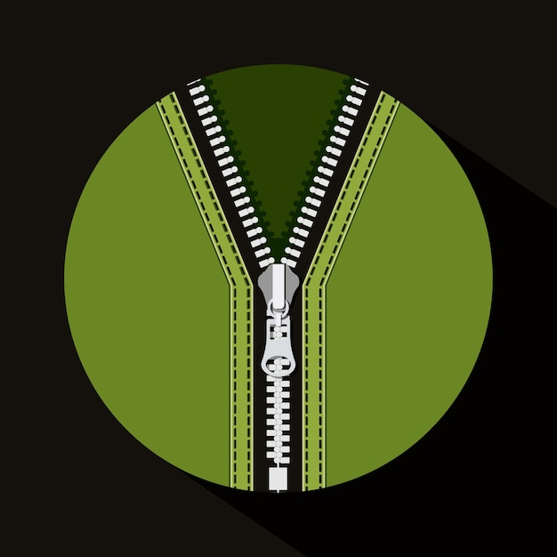 Vector zipper digital design