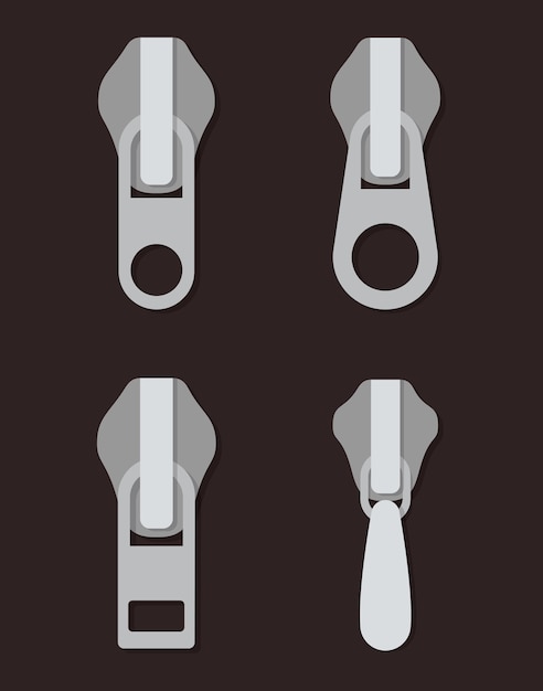 Zipper digital design