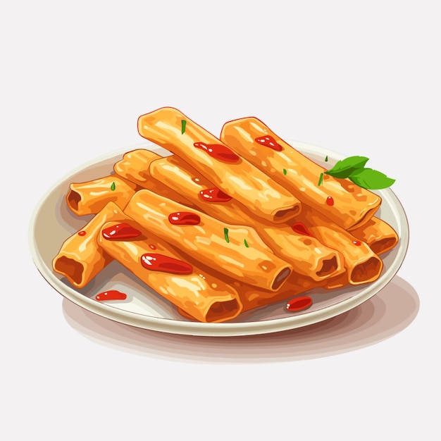 Ziti vector on white background