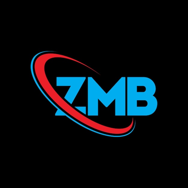 ZMB логотип ZMB буква ZMB буква дизайн логотипа Инициалы ZMB логотипа, связанного с кругом и заглавными буквами монограммы логотипа ZMB типографии для технологического бизнеса и бренда недвижимости